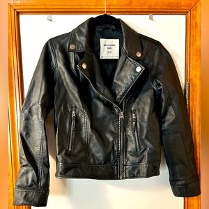 Abercrombie Kids Faux Leather Motorcycle Jacket